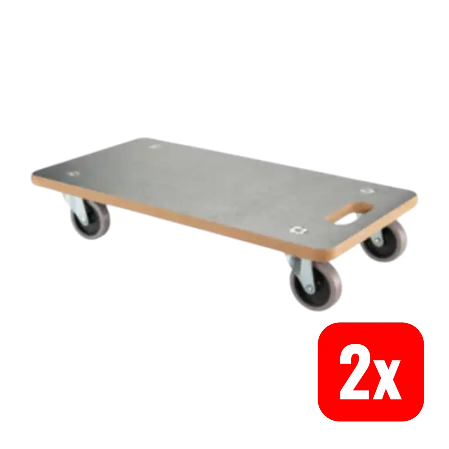 B-Ware Bs Rollen Allzweckroller Transportroller Mdf Tp Rollen Grau 29 X 58 Cm 2 Stück - 4021885124755
