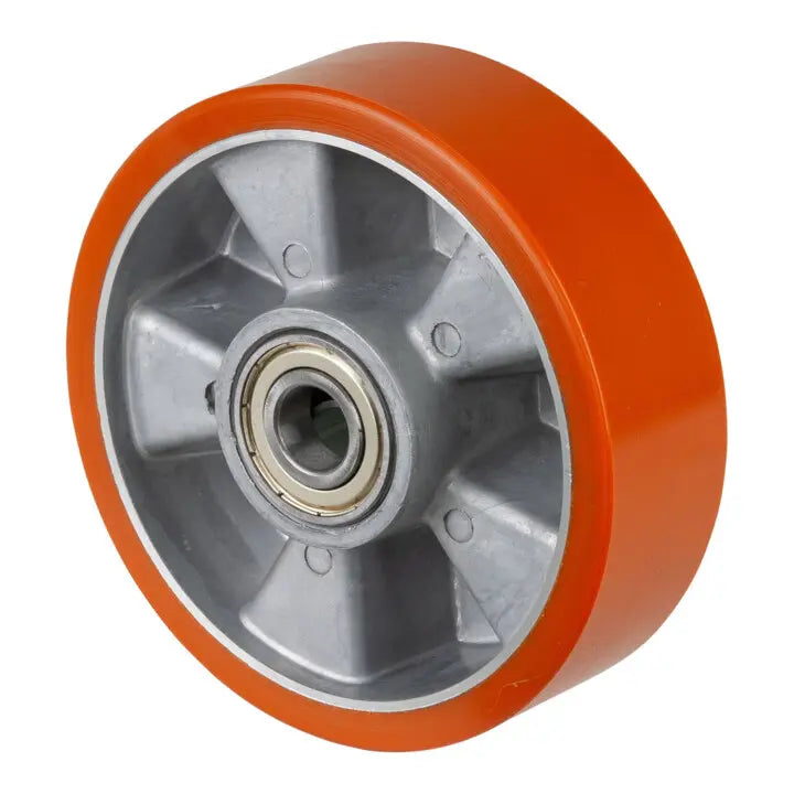 B-Ware Bs Rollen Rad Rolle Polyurethanrad Kugellager Aluminium Prothane 160 Mm 2 Stück - 4021885031985