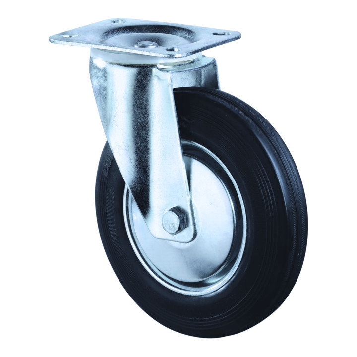 B-Ware Bs Rollen Transportrolle L400.B55.081 Lenkrolle Raddurchmesser 80 Mm 10 Stück - 4021885058197