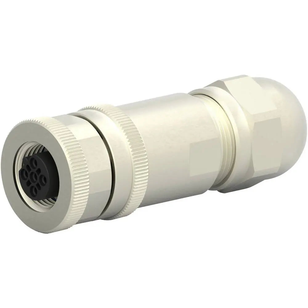 B-Ware Te Connectivity Sensor Steckverbinder Buchse Kupplung M12 Silber 2 Stück - 4064161274324