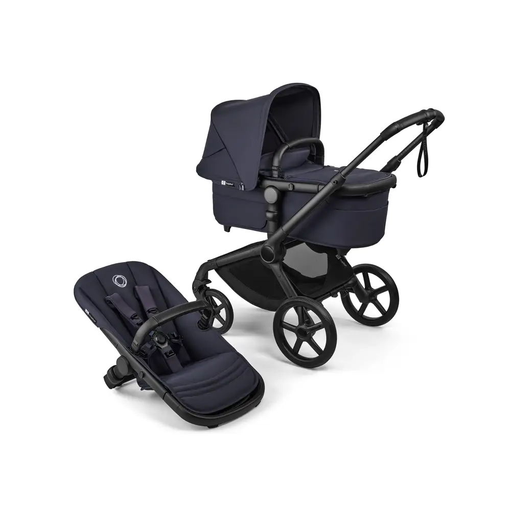 Bugaboo Fox5 Renew Complete Black/Indigo Komplettset Kinderwagen Set B-Ware