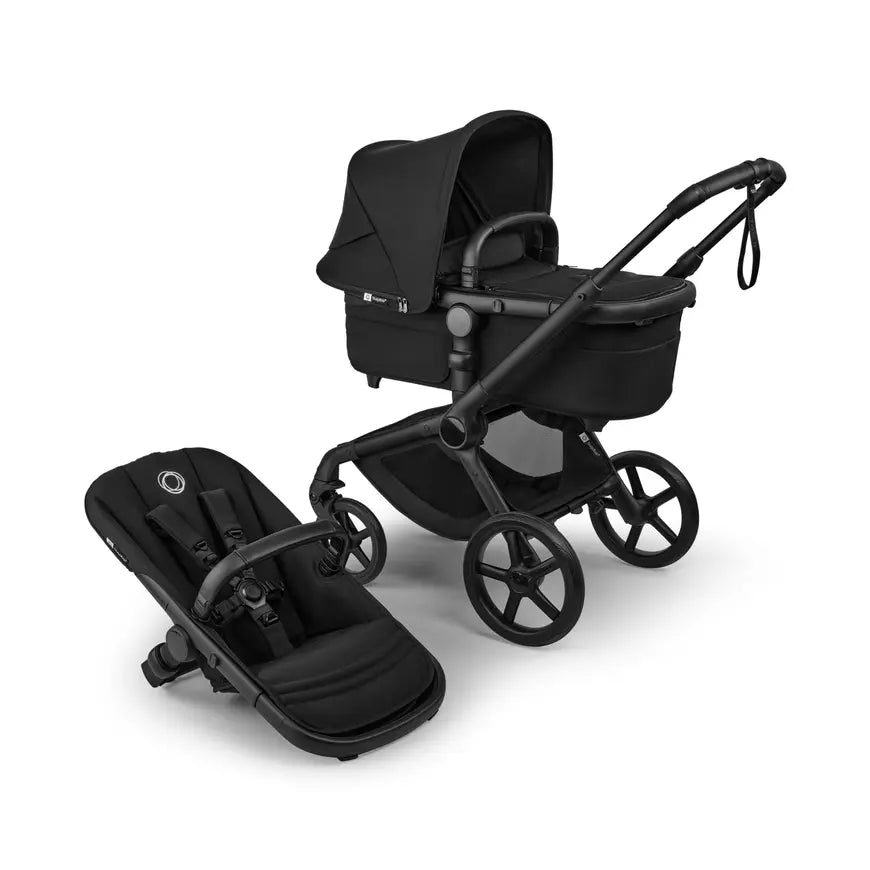 B-Ware Bugaboo Kinderwagen Wagen Fox5 Renew Komplett Schwarz Liegewanne Sitz Matratze