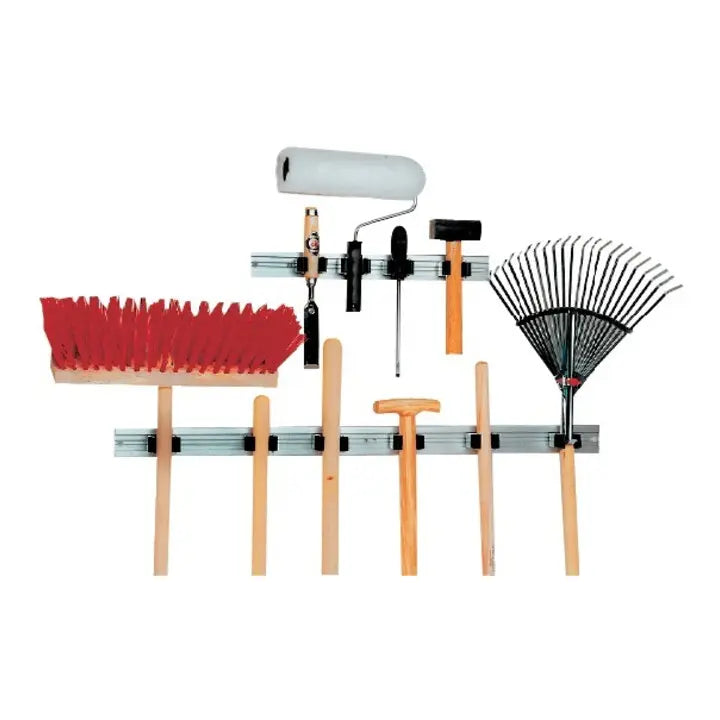 B-Ware Burbach Geräteleiste Prax Vario Geräteschiene Werkzeugleiste 3 Halter 2 Stück - 4013563630009
