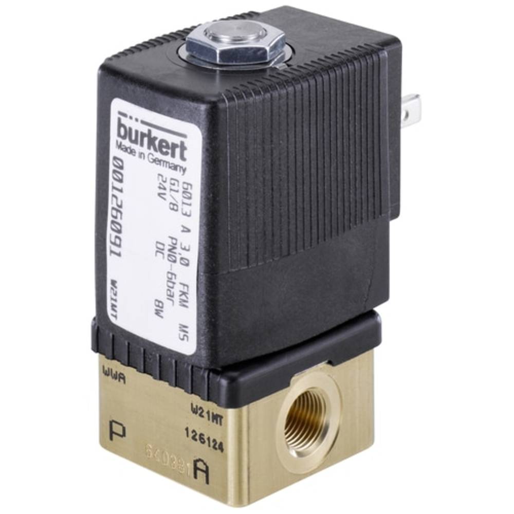 Bürkert Ventil Magnetventil direktgesteuert Muffe G 1/8 Nennweite 3 mm Messing - 4053913003466