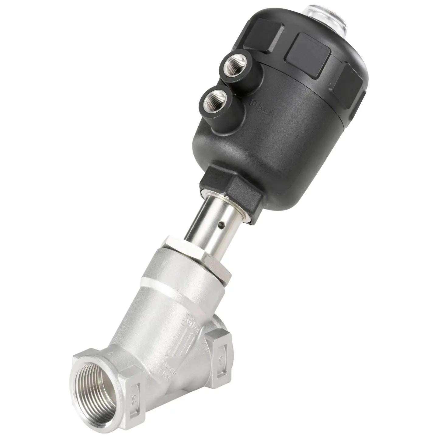 B-Ware Bürkert Ventil Schrägsitzventil Luftgesteuertes Ventil Edelstahl Ptfe 2 Wege - 4053913014455