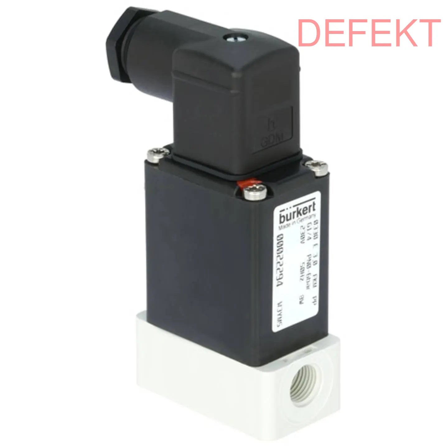 D-Ware Bürkert Magnetventil Klappanker 2/2 Wege Magnetventil G 1/4 Defektware - 4053913002476