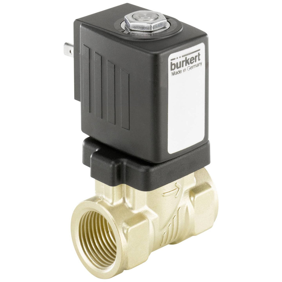 Bürkert Magnetventil Schaltventil Ventil Leitungswasser Flüssigkeiten Messing - 4053913016459