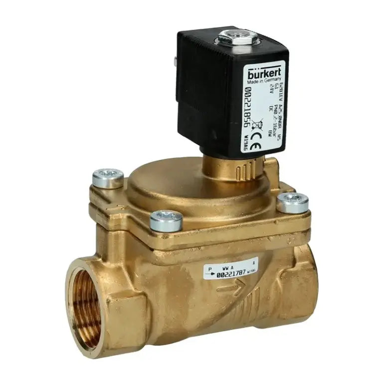 Vanne de commutation servo-commandée Bürkert de qualité B Ev 24 V/CC, douille G 1, diamètre nominal 25 mm