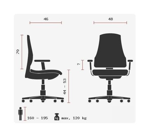 Topstar Bürostuhl Drehstuhl Sitzmöbel HIGH SIT UP Stoff schwarz Kopfstütze Chrom - 4014296986210