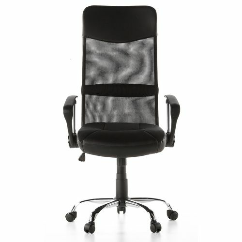 Hjh Office Bürostuhl Chefsessel Arton 20 Drehstuhl Stuhl Netz Kunstleder Schwarz B-Ware