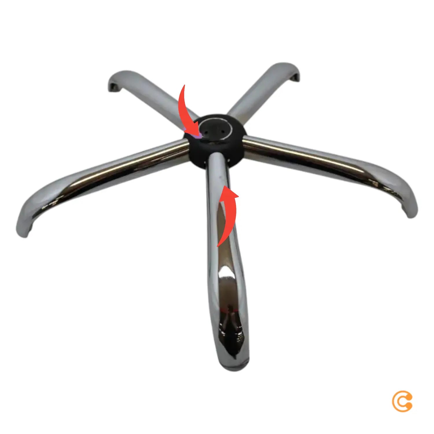 B-Ware Hjh Office Bürostuhl Chefsessel Drehstuhl Arton 20 Schwarz Chrom Siehe Text/F158 - 4260182533345