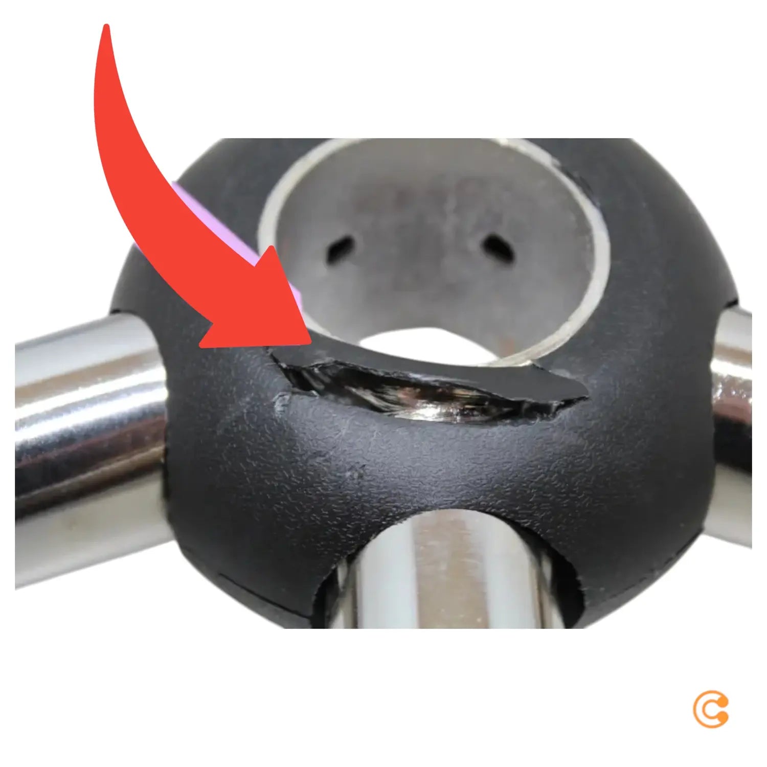 B-Ware Hjh Office Bürostuhl Chefsessel Drehstuhl Arton 20 Schwarz Chrom Siehe Text/F158 - 4260182533345