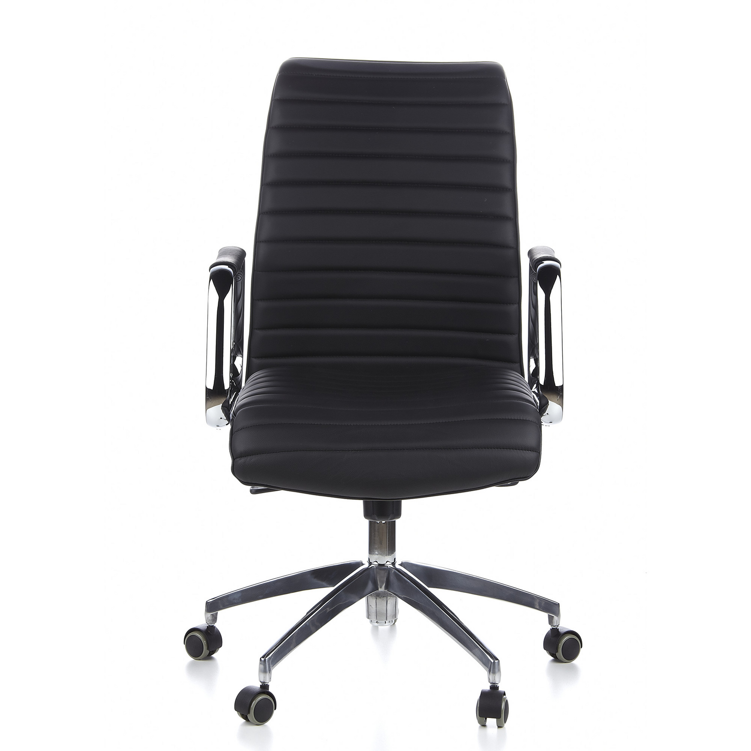 Hjh Office Bürostuhl Chefsessel Stuhl Leder Schwarz Aspera 10 Synchronmechanik B-Ware - 4260182550502