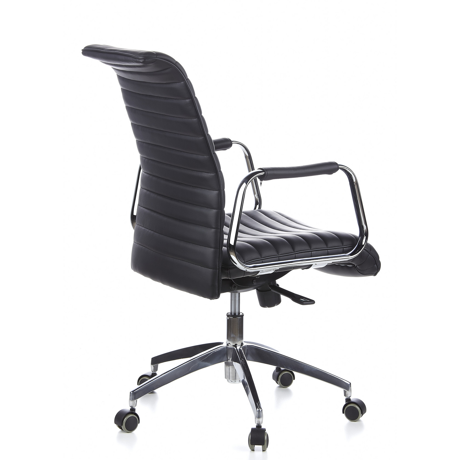 Hjh Office Bürostuhl Chefsessel Stuhl Leder Schwarz Aspera 10 Synchronmechanik B-Ware - 4260182550502