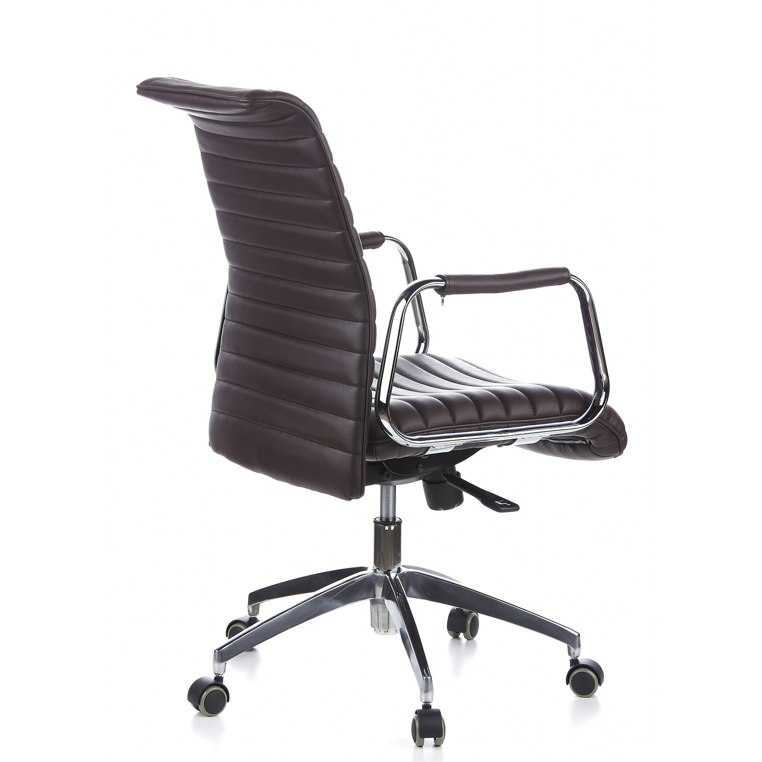 Hjh Office Bürostuhl Chefsessel Aspera 10 Nappaleder Braun Drehstuhl Lederstuhl B-Ware - 4260182550526