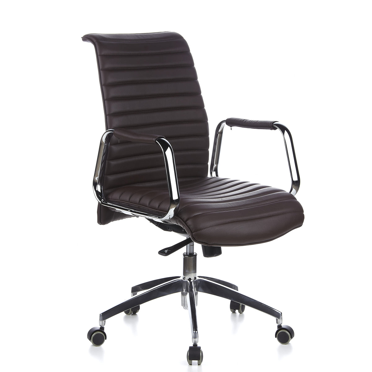 hjh OFFICE Chefsessel ASPERA 10 Lederstuhl Bürostuhl braun 120kg 114x59x50cm - 4260182550526
