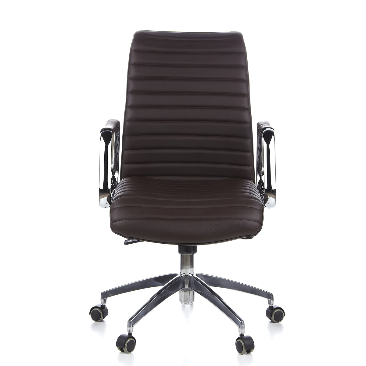 hjh OFFICE Chefsessel ASPERA 10 Lederstuhl Bürostuhl braun 120kg 114x59x50cm - 4260182550526