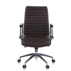 B-Ware hjh OFFICE Chefsessel ASPERA 10 Lederstuhl Bürostuhl braun 120kg 114x59x50cm