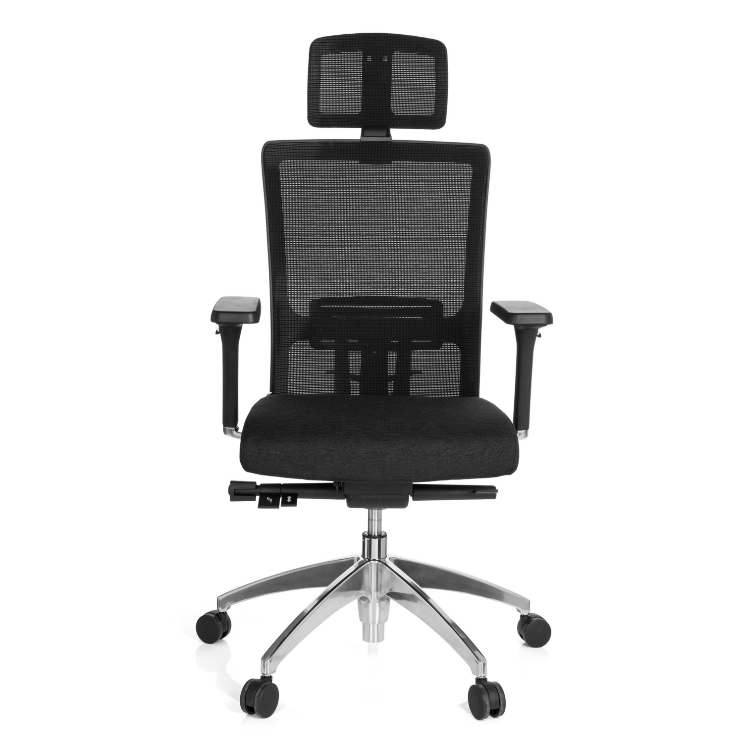 Hjh Office Bürostuhl Chefsessel Drehstuhl Astra Lux Synchronmechanik Schwarz 80 B-Ware - 4260284081492