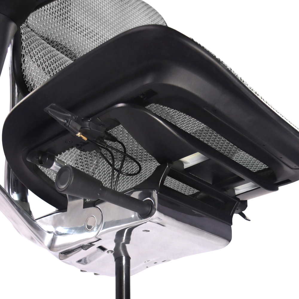 B-Ware Hjh Office 1 Bürostuhl Chefsessel Ergohuman I Netzstoff Hellgrau Büromöbel Möbel - 4064323035541