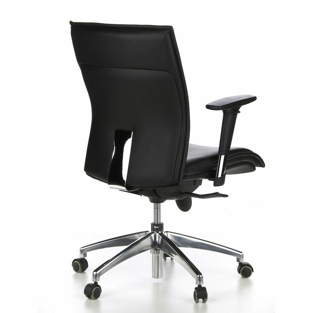 B-Ware Hjh Office Murano 10 Luxus Chefsessel Schwarz Drehstuhl Bürostuhl Arbeitsstuhl - 4260182537039
