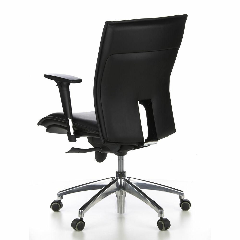 B-Ware Hjh Office Murano 10 Luxus Chefsessel Schwarz Drehstuhl Bürostuhl Arbeitsstuhl - 4260182537039