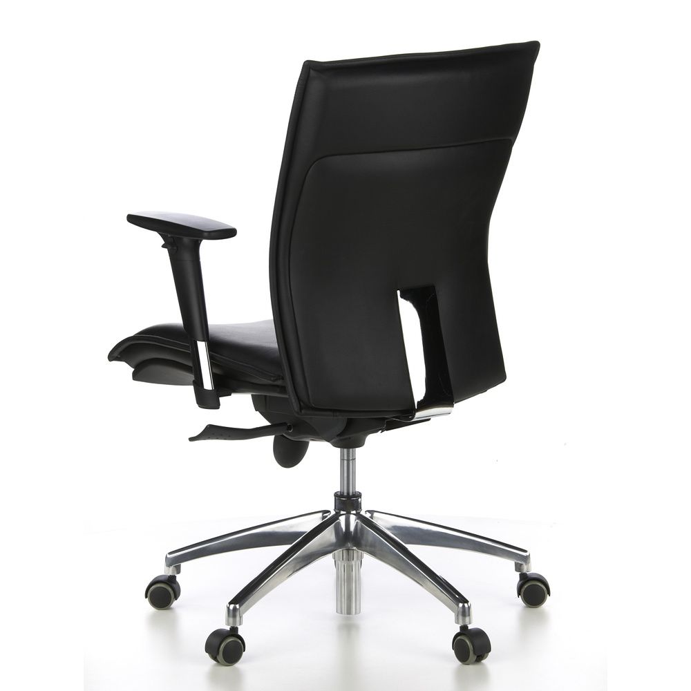 hjh OFFICE MURANO 10 Luxus Chefsessel Schwarz Drehstuhl Bürostuhl Arbeitsstuhl - 4260182537039