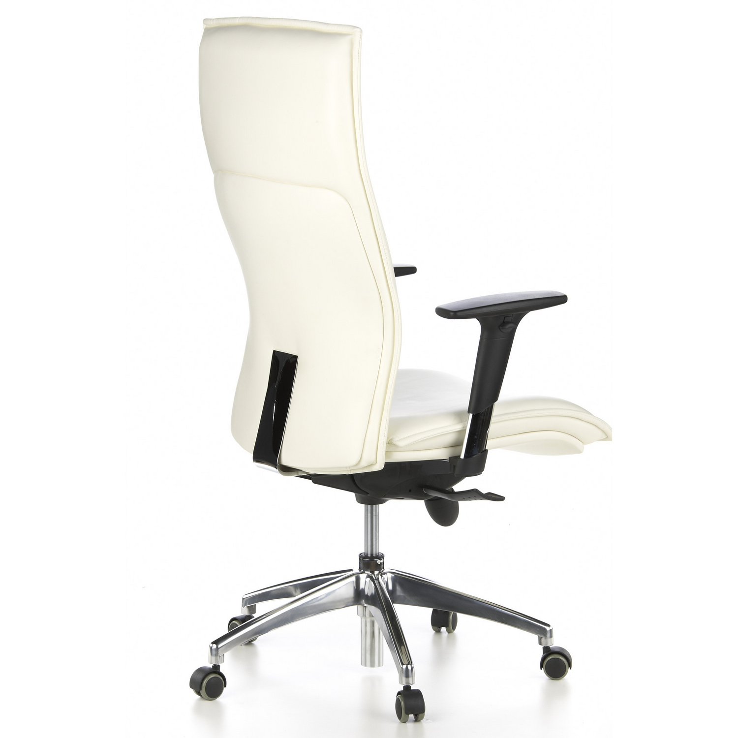 Hjh Office Bürostuhl Chefsessel Murano 20 Leder Schreibtischstuhl Elfenbein B-Ware - 4260182537015