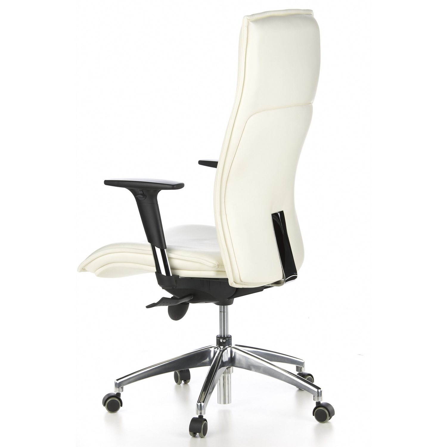 Hjh Office Bürostuhl Chefsessel Murano 20 Leder Schreibtischstuhl Elfenbein B-Ware - 4260182537015