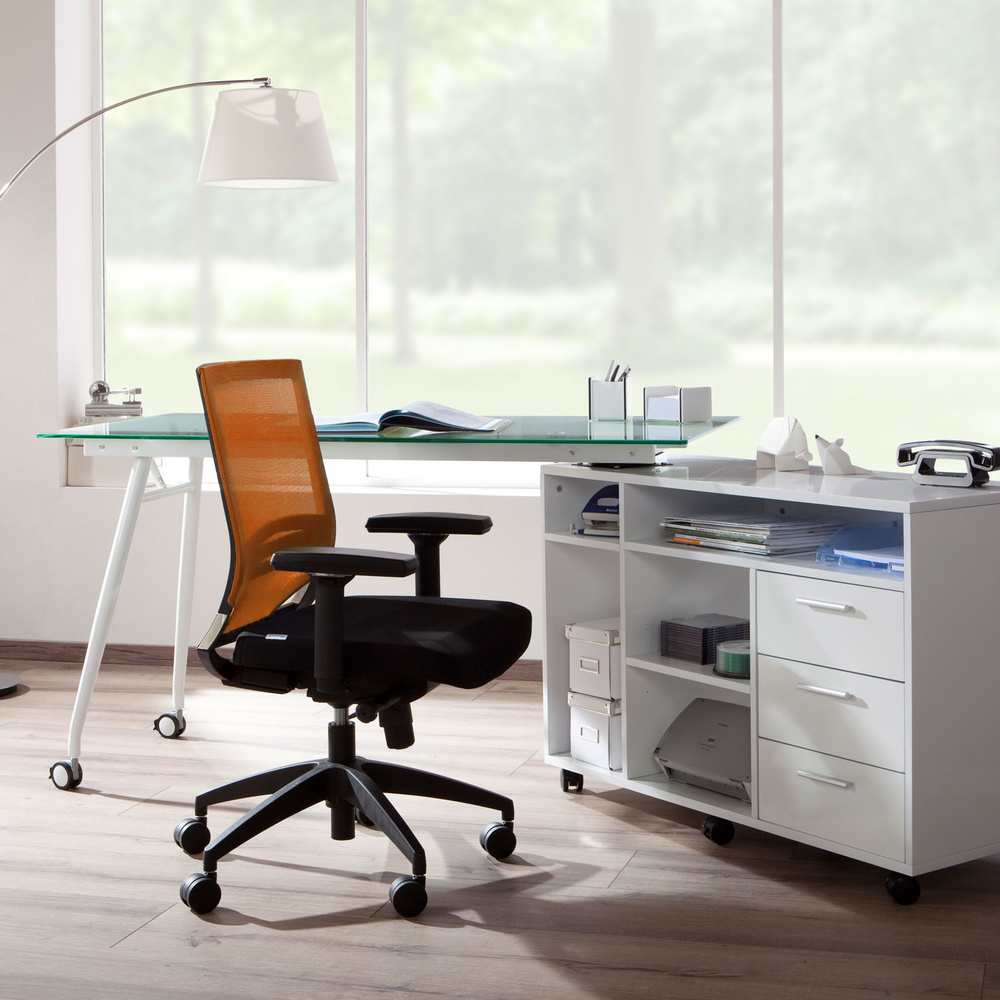 B-Ware Bürostuhl Chefsessel Drehstuhl Hjh Office Porto Base Netz Stoff Siehe Text/Foto - 4260182536360