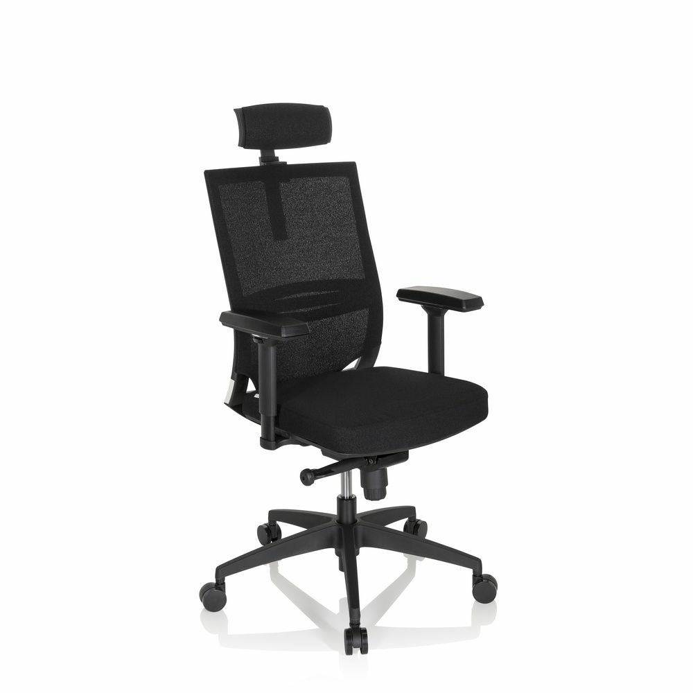 Hjh Office Porto Max High I   Profi Bürostuhl Schwarz Drehstuhl Arbeitsstuhl  B-Ware - 4064323000402