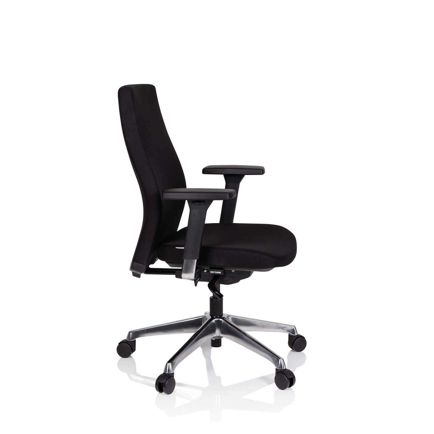 Hjh Office Bürostuhl Drehstuhl Stuhl Skave 300 Stoff Schwarz Ergonomisch B-Ware - 4064323000198