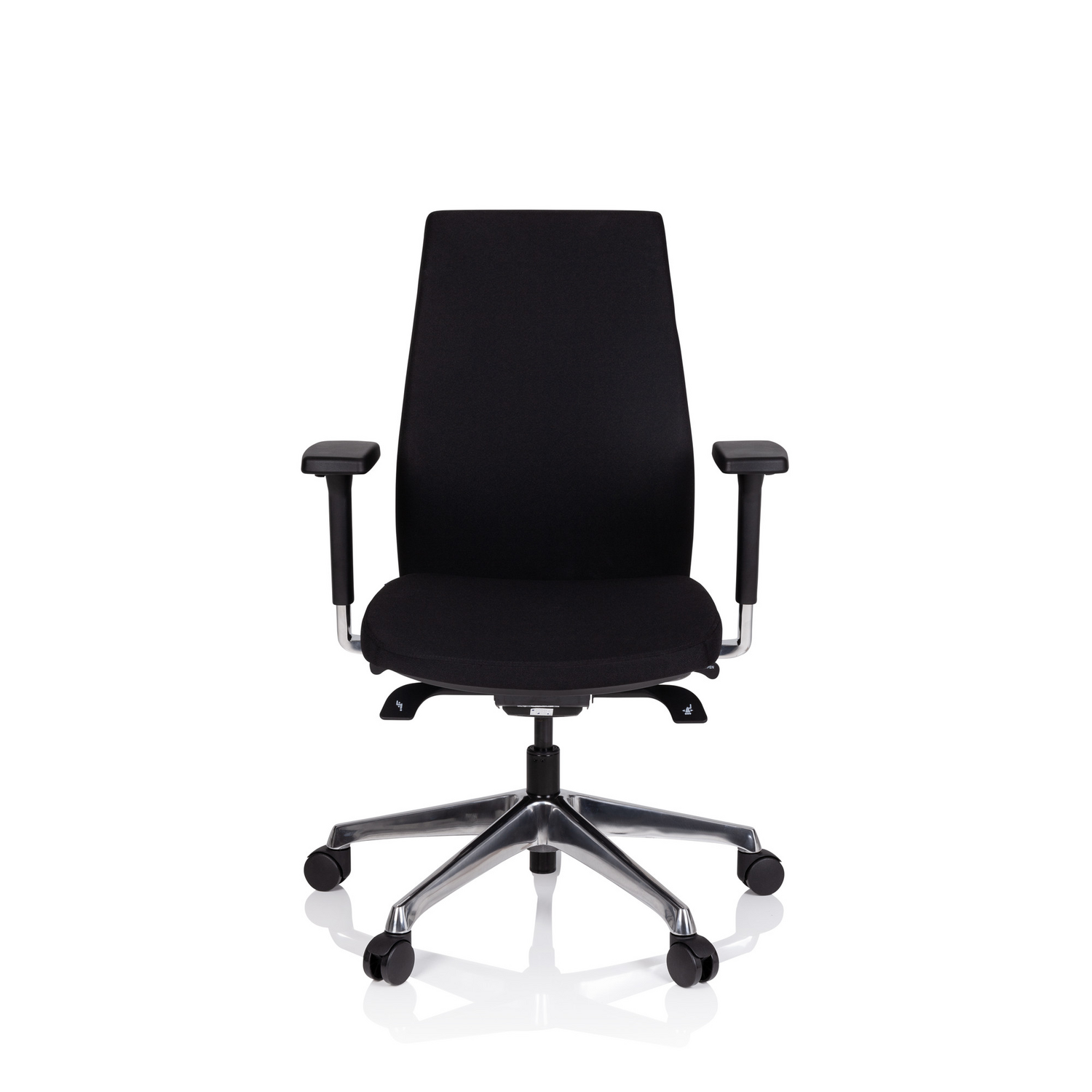 Hjh Office Bürostuhl Drehstuhl Stuhl Skave 300 Stoff Schwarz Ergonomisch B-Ware - 4064323000198