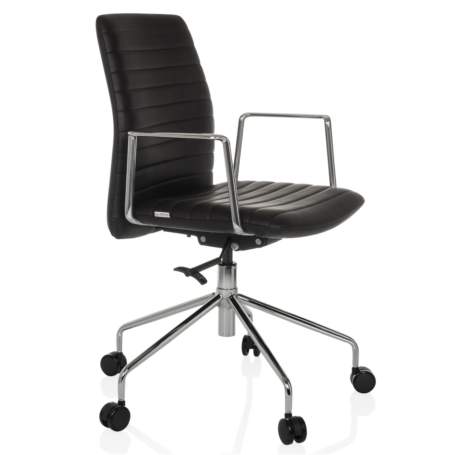 B-Ware Hjh Office Bürostuhl Chefsessel Drehstuhl Vemona 30 Kunstleder Stuhl Schwarz - 4064323045106