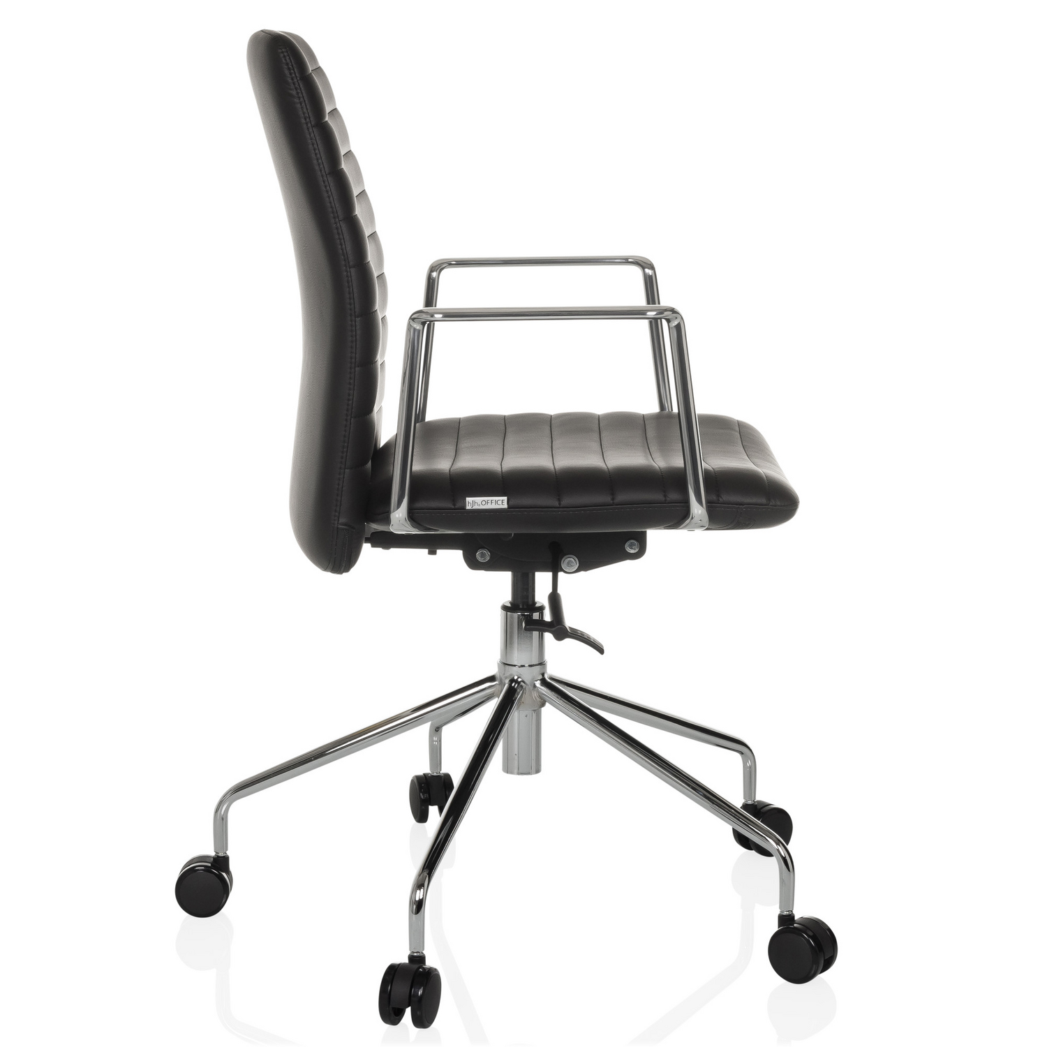 B-Ware Hjh Office Bürostuhl Chefsessel Drehstuhl Vemona 30 Kunstleder Stuhl Schwarz - 4064323045106