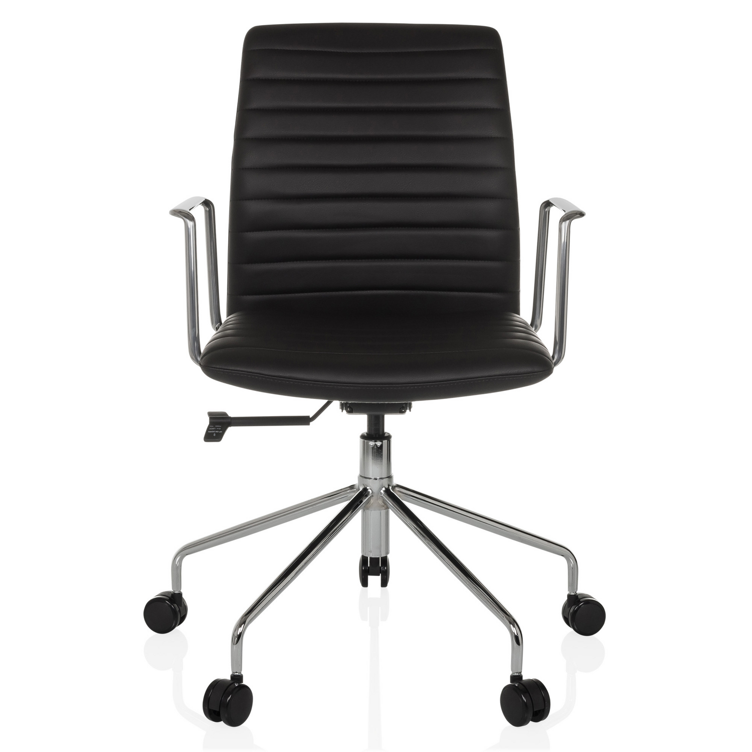 B-Ware Hjh Office Bürostuhl Chefsessel Drehstuhl Vemona 30 Kunstleder Stuhl Schwarz - 4064323045106
