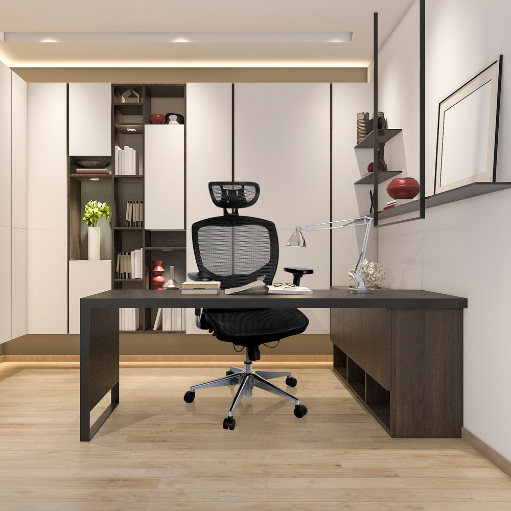 Hjh Office Bürostuhl Drehstuhl Venus One Netzstoff Schwarz Mit Armlehnen B-Ware - 4260182534489