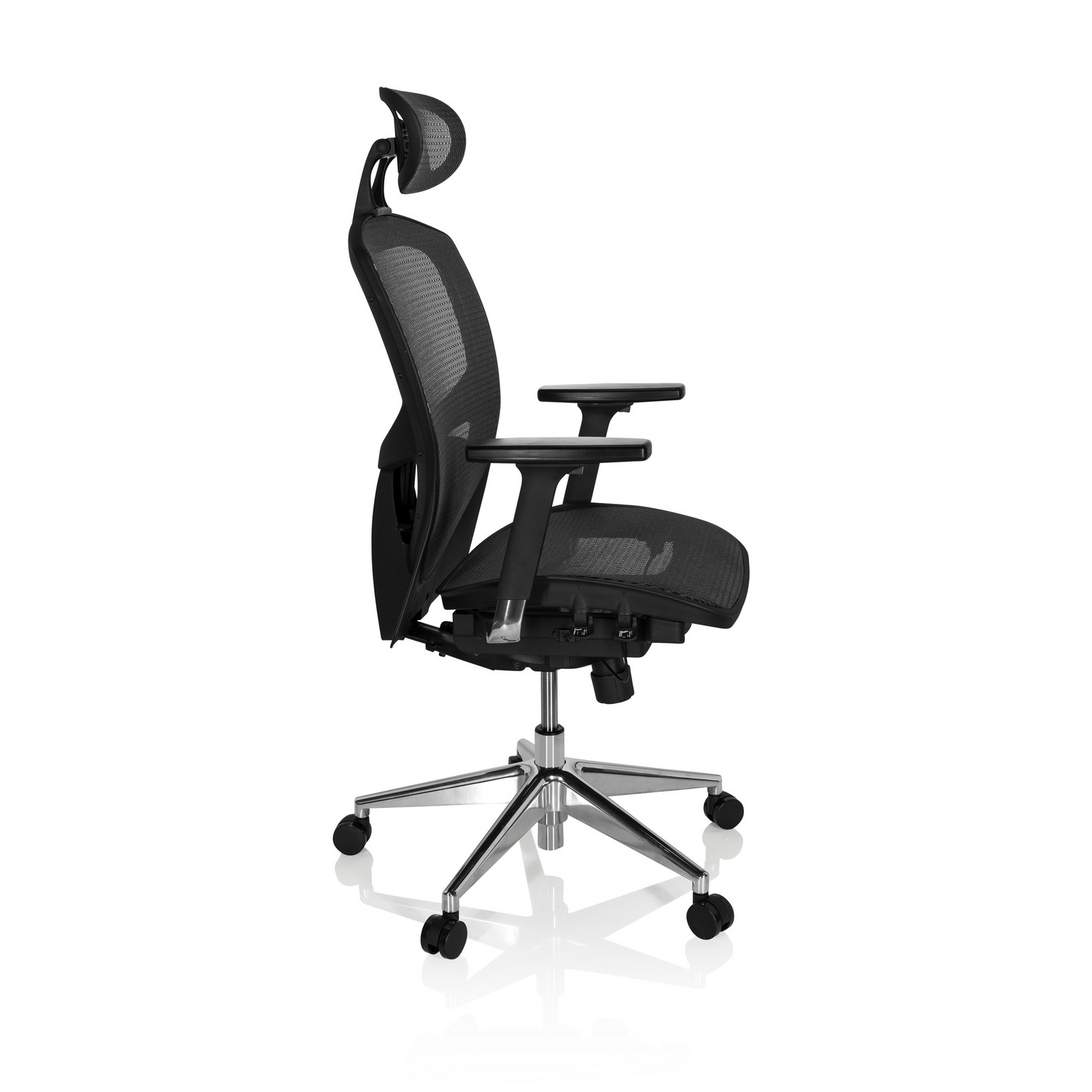 Hjh Office Bürostuhl Drehstuhl Venus One Netzstoff Schwarz Mit Armlehnen B-Ware - 4260182534489