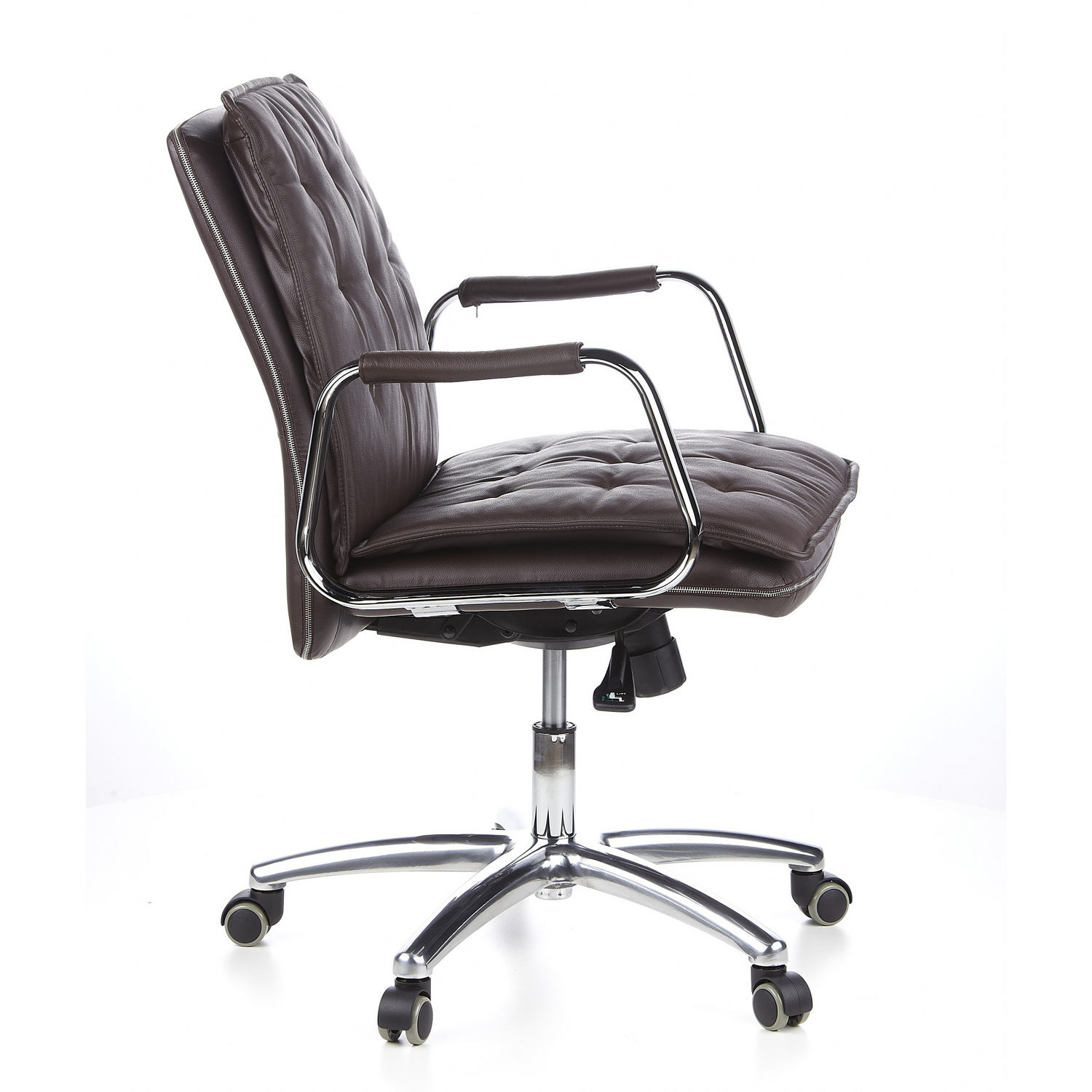 B-Ware Hjh Office Bürostuhl Chefsessel Stuhl Villa 10 Nappaleder Braun Drehstuhl - 4260182550588