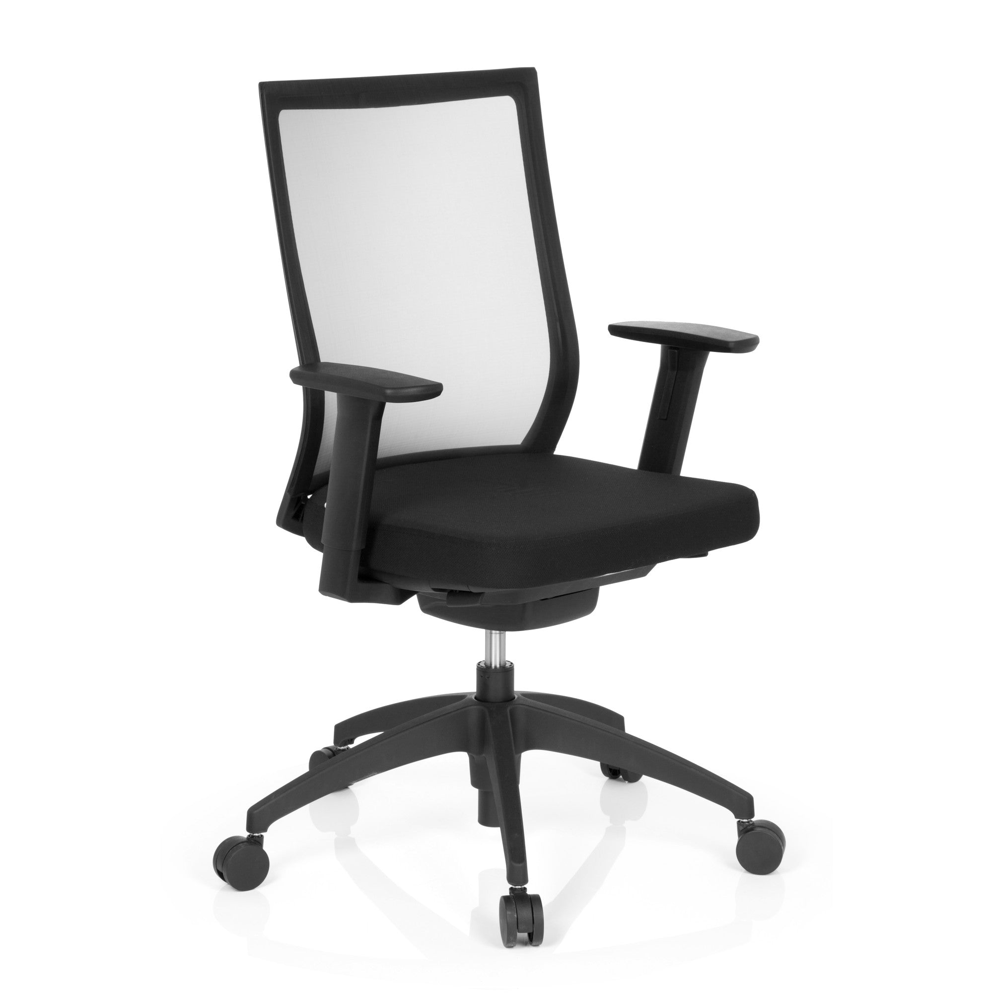 hjh OFFICE Bürostuhl Drehstuhl Stuhl ASPEN Netzstoff schwarz Rückenlehne - 4251084657567