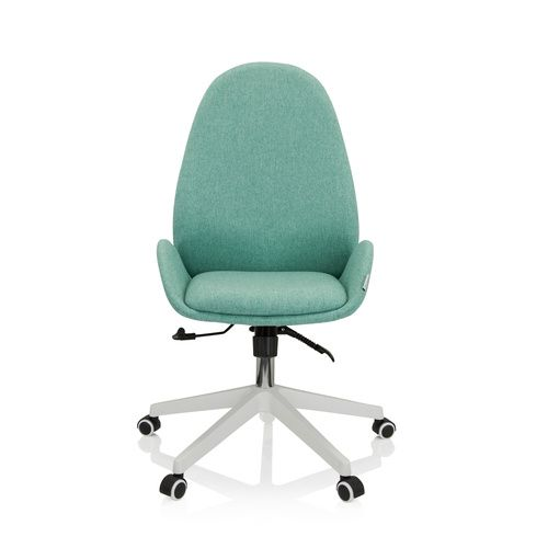 Hjh Office Bürostuhl Drehstuhl Avea I Computerstuhl Schreibtischstuhl Stoff Aqua B-Ware - 4064323023098