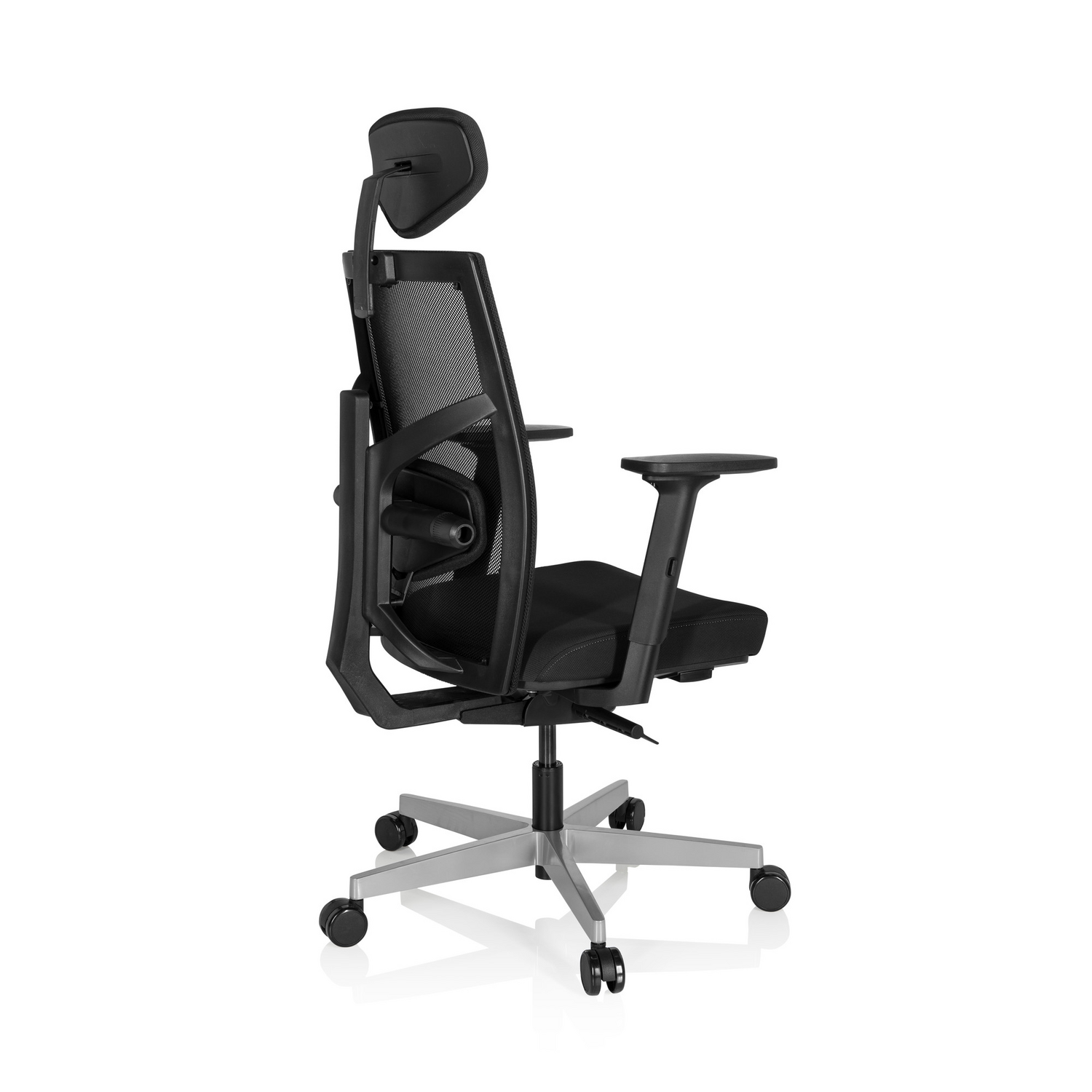 Hjh Office Bürostuhl Stuhl Drehstuhl Bellac Stoff Schwarz Ergonomisch  B-Ware - 4251084667962