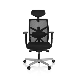 B-Ware Hjh Office Bürostuhl Stuhl Drehstuhl Bellac Stoff Schwarz Ergonomisch