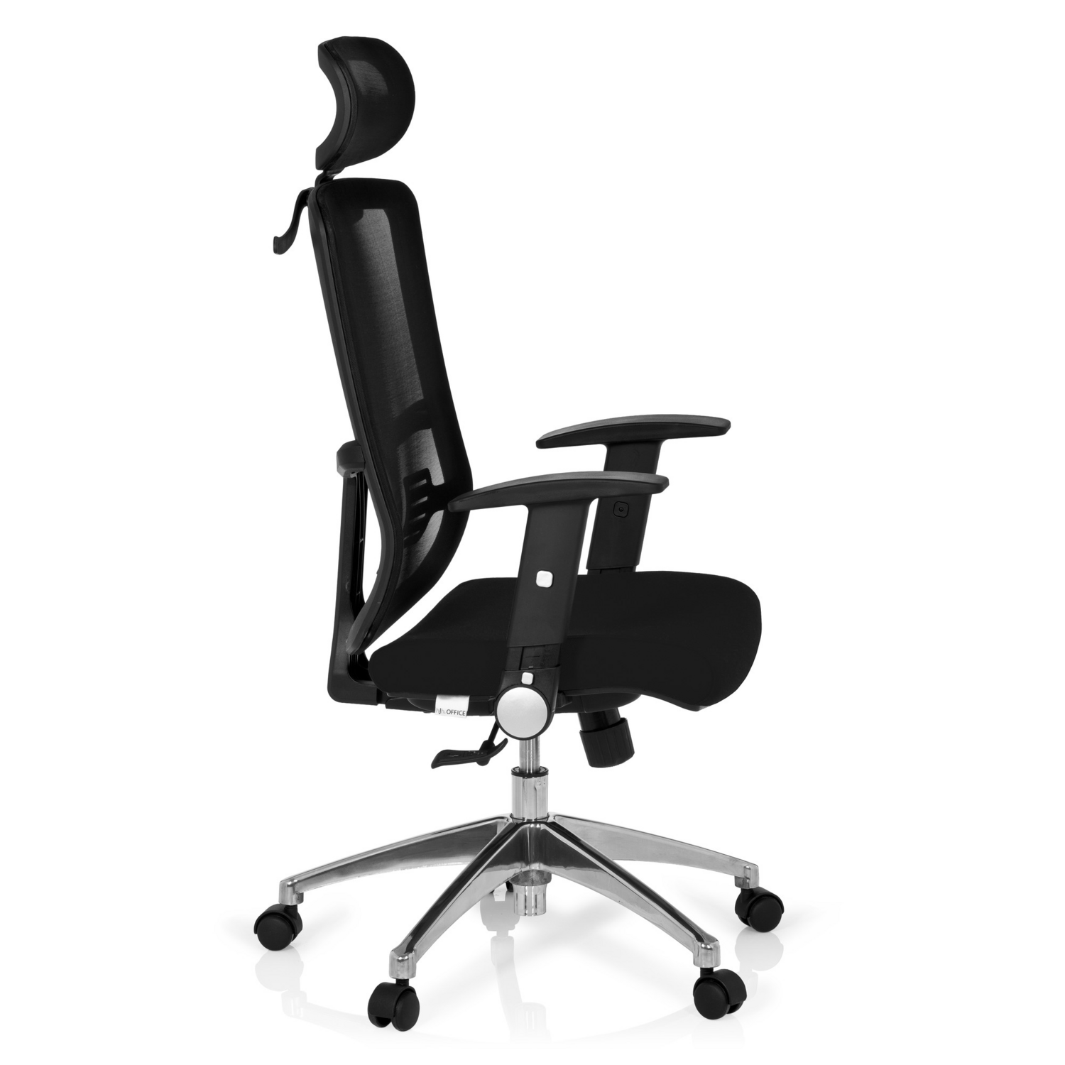 B-Ware Hjh Office  Bürostuhl Drehstuhl Stuhl Cayen Stoff Schwarz Netzstoff Ergonomisch - 4260284088507