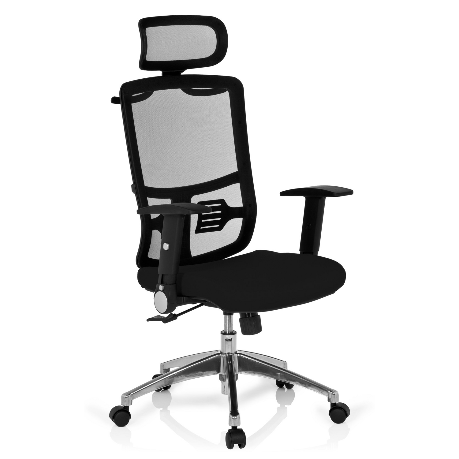 B-Ware Hjh Office  Bürostuhl Drehstuhl Stuhl Cayen Stoff Schwarz Netzstoff Ergonomisch - 4260284088507