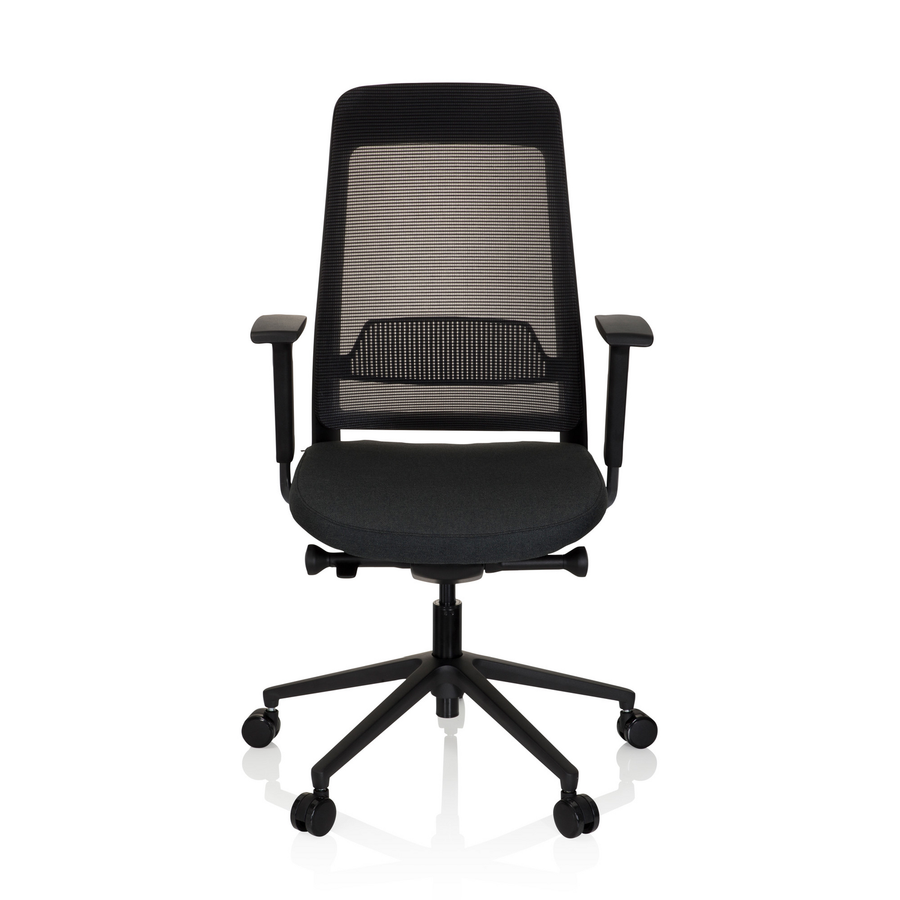 Hjh Office Bürostuhl Drehstuhl Stuhl Schwarz Netzstoff Höhenverstellbar B-Ware - 4251084676988