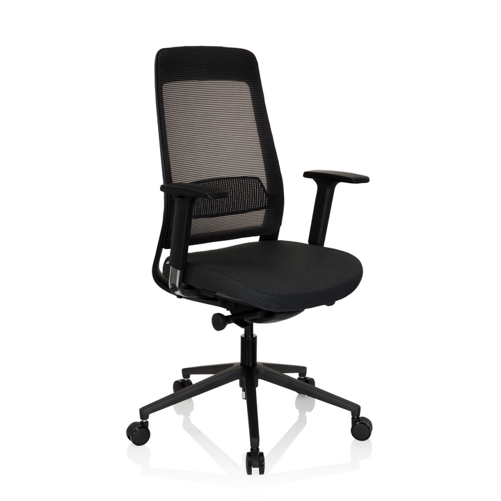 Hjh Office Bürostuhl Drehstuhl Stuhl Schwarz Netzstoff Höhenverstellbar B-Ware - 4251084676988