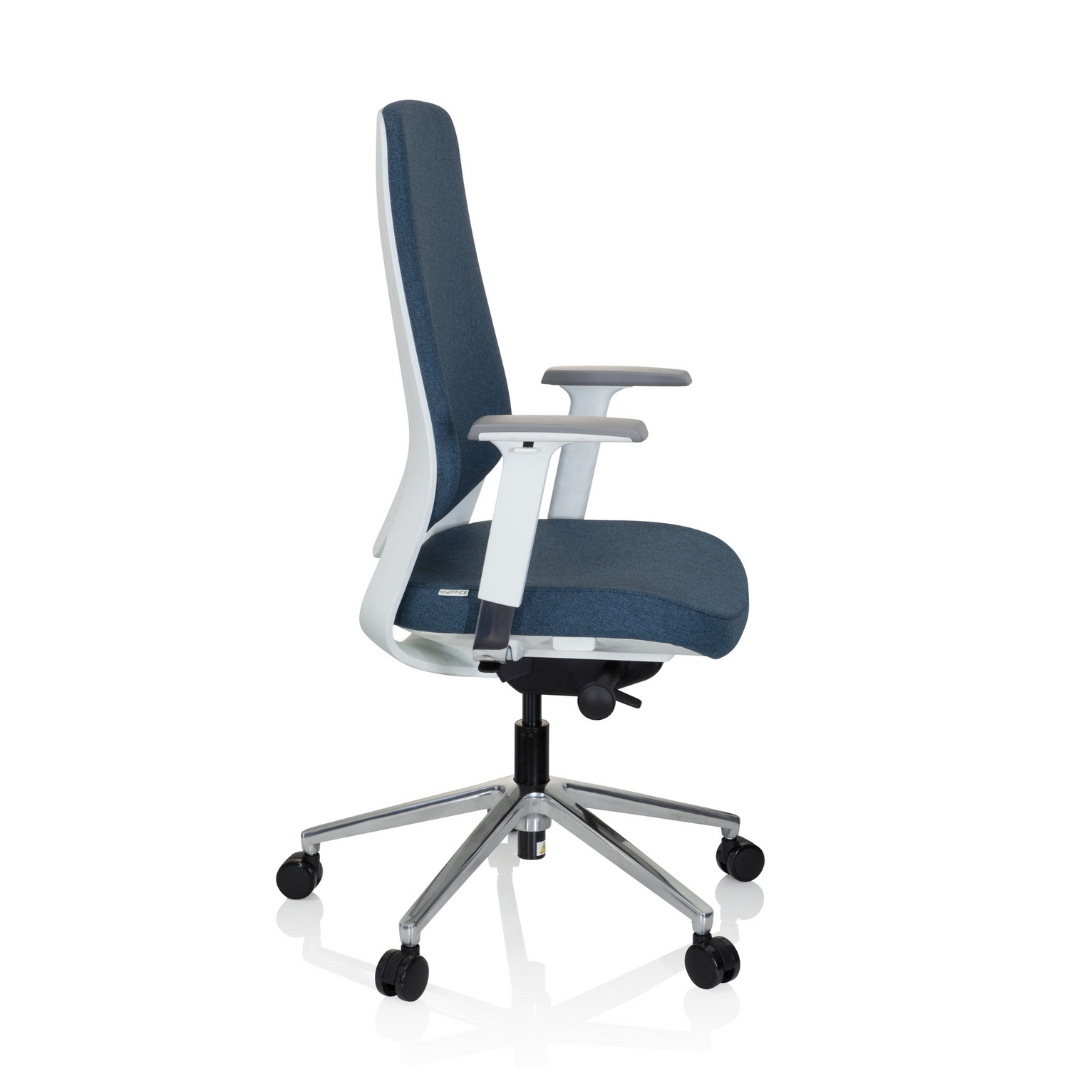 Hjh Office Bürostuhl Drehstuhl Chiaro T4 White Blau Stoff Siehe Text/Foto C-Ware - 4251084677022