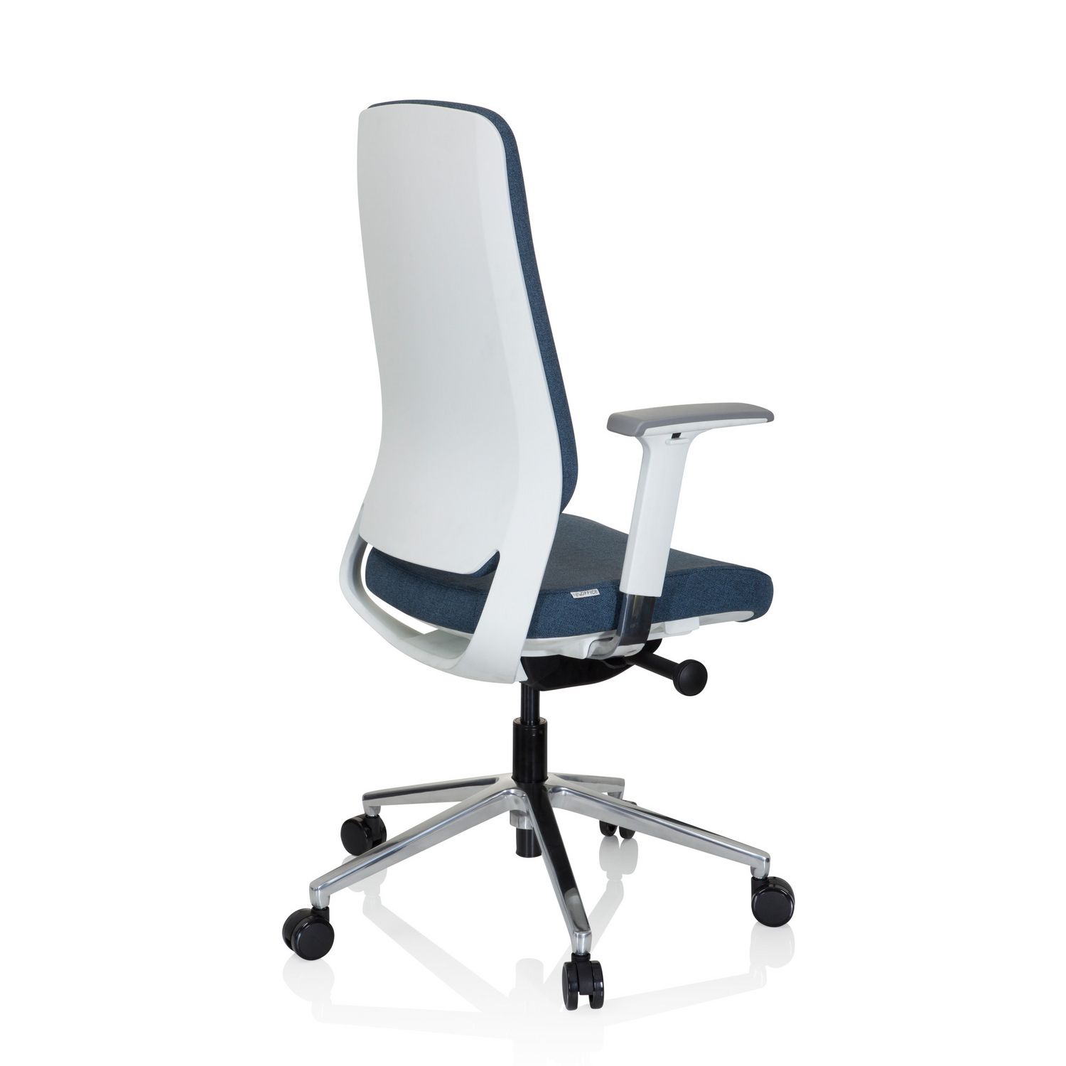 Hjh Office Bürostuhl Drehstuhl Chiaro T4 White Blau Stoff Siehe Text/Foto C-Ware - 4251084677022