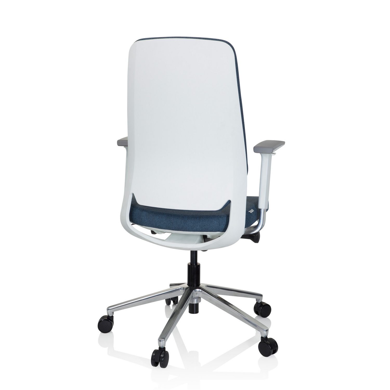 Hjh Office Bürostuhl Drehstuhl Chiaro T4 White Blau Stoff Siehe Text/Foto C-Ware - 4251084677022